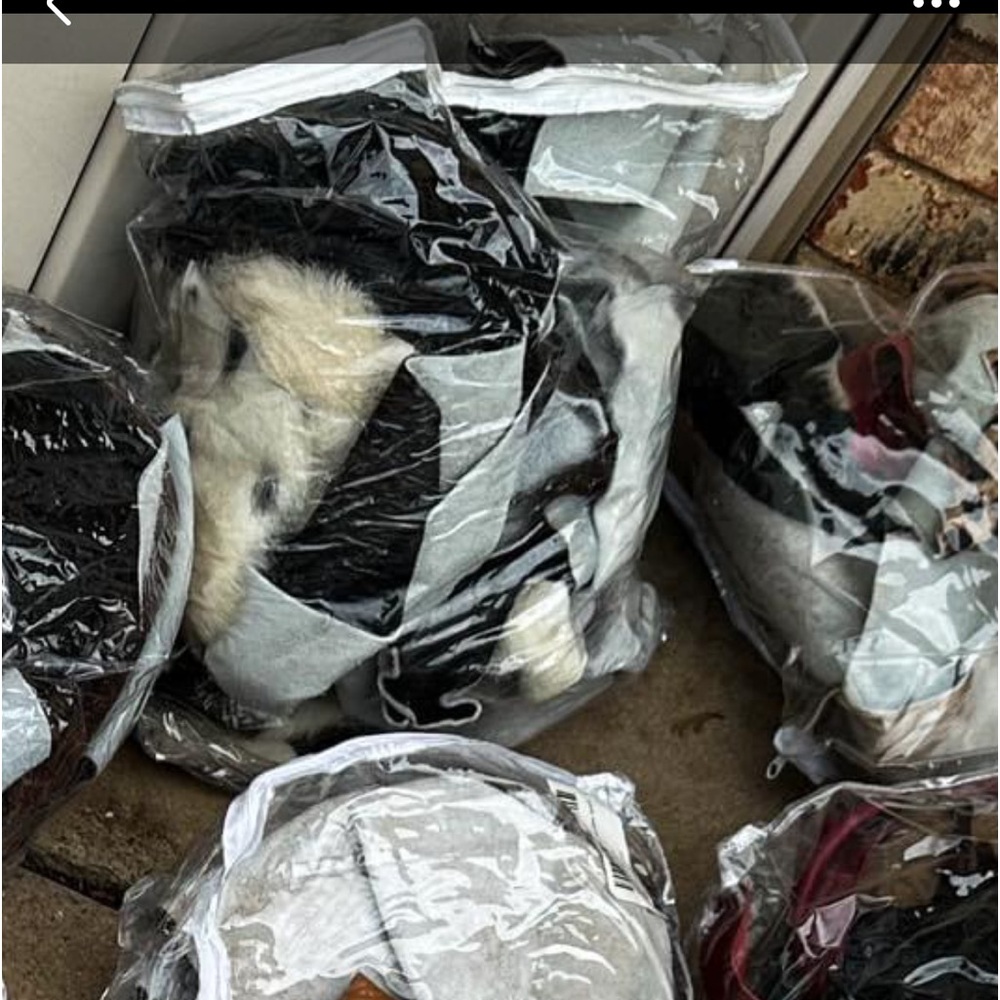 Cowhide scraps